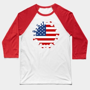 Coronavirus - COVID 19 - USA Baseball T-Shirt